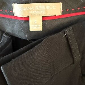 Banana Republic Black Sloan Fit Pants